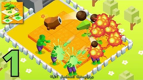 Merge Plants Defense 3D | Level 1-25 Part 1 Gameplay Walkthrough Tutorial (Android)