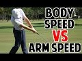 Arms Up Not Around Golf Swing