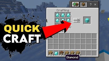 Quick Crafting Mod in Minecraft PE 1.21 (No Delay!)