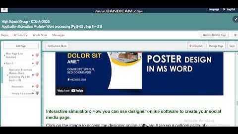 Unit video ICDL- by Ms. Lina HS