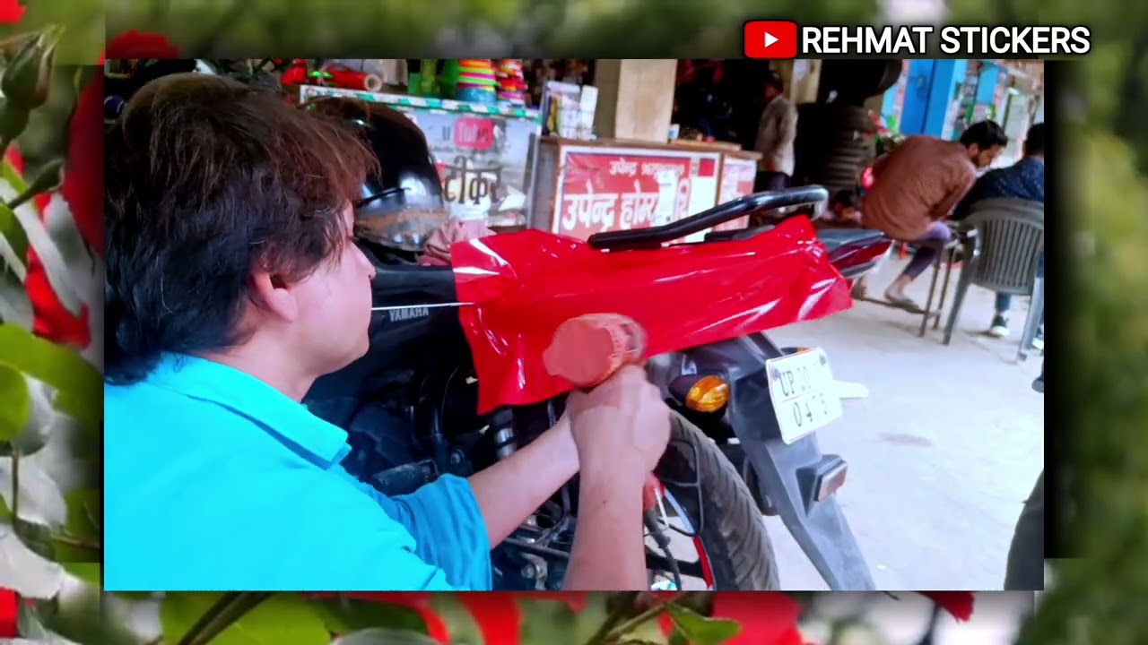 Bike Panal Wrap 🌯 |  Vinyl Wrapping | Yamaha  Wrap | Rehmat Stickers