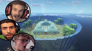 Gamers Reaction to First Seeing an Ocean Monument in Minecraft