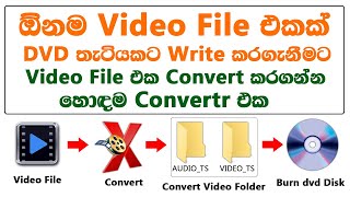 Burn any video file to DVD | The best DVD converter is convertxtodvd 4 | Sinhala screenshot 4