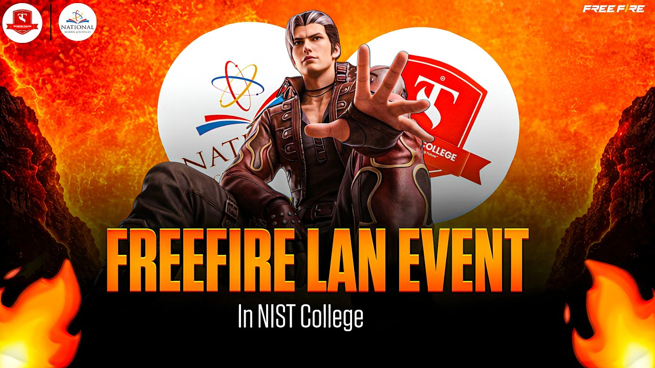[LIVE] FREE FIRE LAN EVENT IN NIST COLLEGE || MANAGED BY TECHSPIRE COLLEGE ||