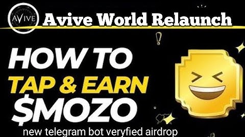 Avive World Airdrop Relaunch | Avive World x Mozo AI | Avive Mining Is Back || Avive Mining App