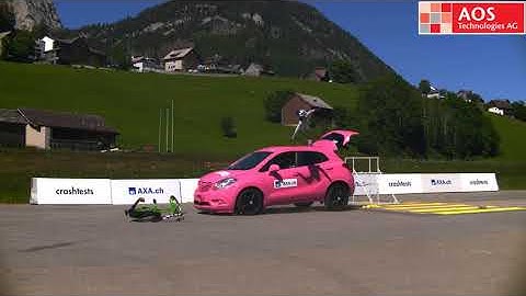 Bicycle Crash L-VIT 2000fps offboard - accident research