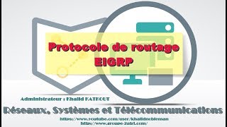 Protocole EIGRP (KHALID KATKOUT)
