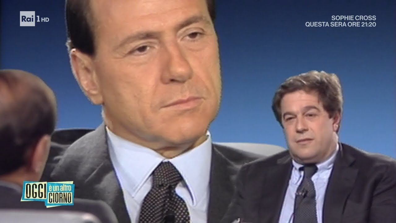 Silvio Berlusconi intervistato a Mixer: correva l'anno 1994 - Oggi è un altro giorno 13/06/2023