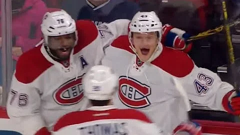 Daniel Carr First NHL Goal on First Shift vs Carol...