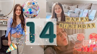 LEXIE'S 14th BIRTHDAY! OPENING HER BIRTHDAY PRESENTS! | BIRTHDAY VLOG