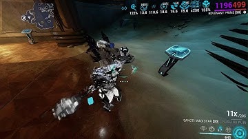 Warframe Sancti Magistar kill a Juggernaut 225 lvl in 1 hits