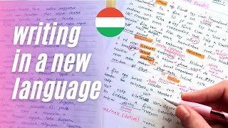 How to write in a foreign language as a beginner | My method