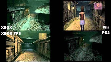 Fatal Frame 2 (Project zero 2) XBOX VS PS2 VS Wii