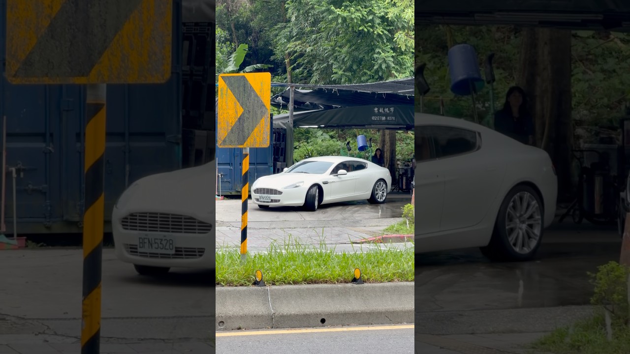 Aston Martin Rapide｜6.0L V12 四門 GT，如今街上已相當少見。#AstonMartin #Rapide #V12 #CarSpotting 縮圖