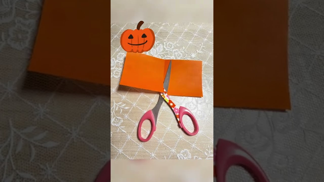 Halloween origami work!折り紙でハロウィンの飾りを作ってみた！