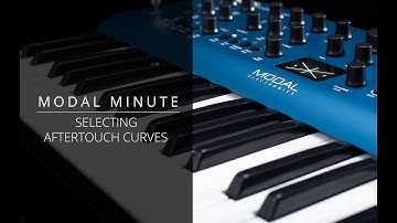 Modal Minute #18 - Selecting Aftertouch Curves on COBALT8 and ARGON8