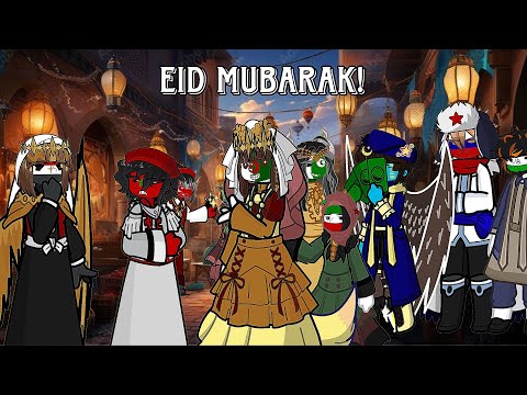 Eidun Sa’eed! Happy Eid | Eid special | Muslim Majority Countries | #countryhumans | 🇬🇧/🇸🇦