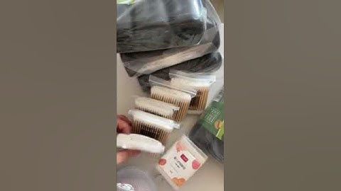 Bịch 3 cuộn túi đựng rác chất liệu nilon tự huỷ sinh học  tiện dụ