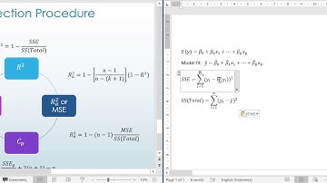 Model selection Part 1/5: R2 criterion and illustration using R