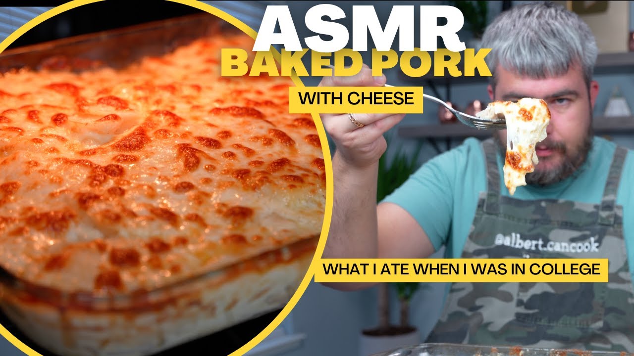 ASMR Easy Juicy Tender Baked Pork with Cheese Recipe You Will Never