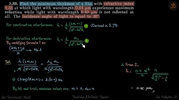 5.80 | Irodov Solutions | Optics