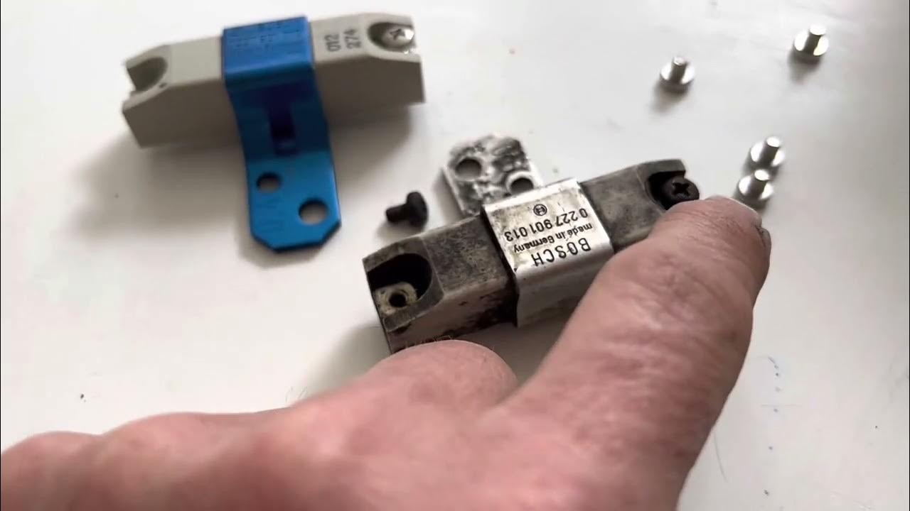 Mercedes R107 ignition control module + ballast resistors - YouTube