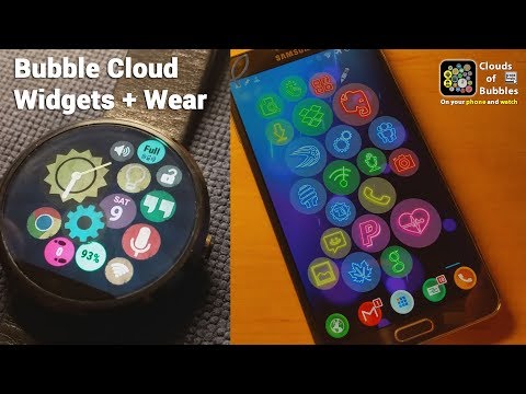 Bubble Cloud Wear OS Launcher