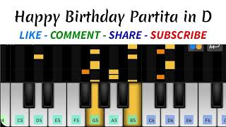 Happy Birthday Partita in D