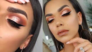 Thanksgiving Cut Crease Makeup Look Morphe 9A Palette Review 2017