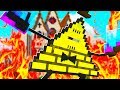 GRAVITY FALLS CARTOON MODDED CASTLE DEFENSE IN MINECRAFT! | JeromeASF