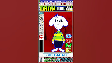Draw Togore from UNDERTALE! 1 MINUTE Art Tutorial!