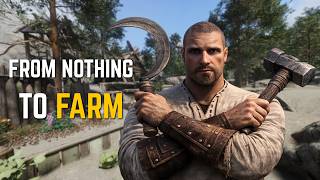 Building a Farm! Skyrim Zero to Hero