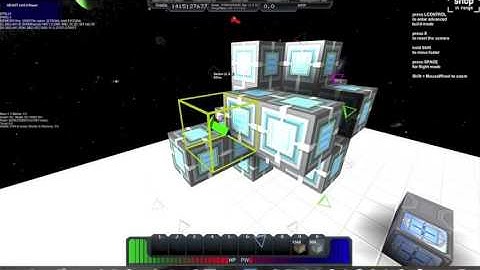Starmade tutorial - Power generation & thrusters