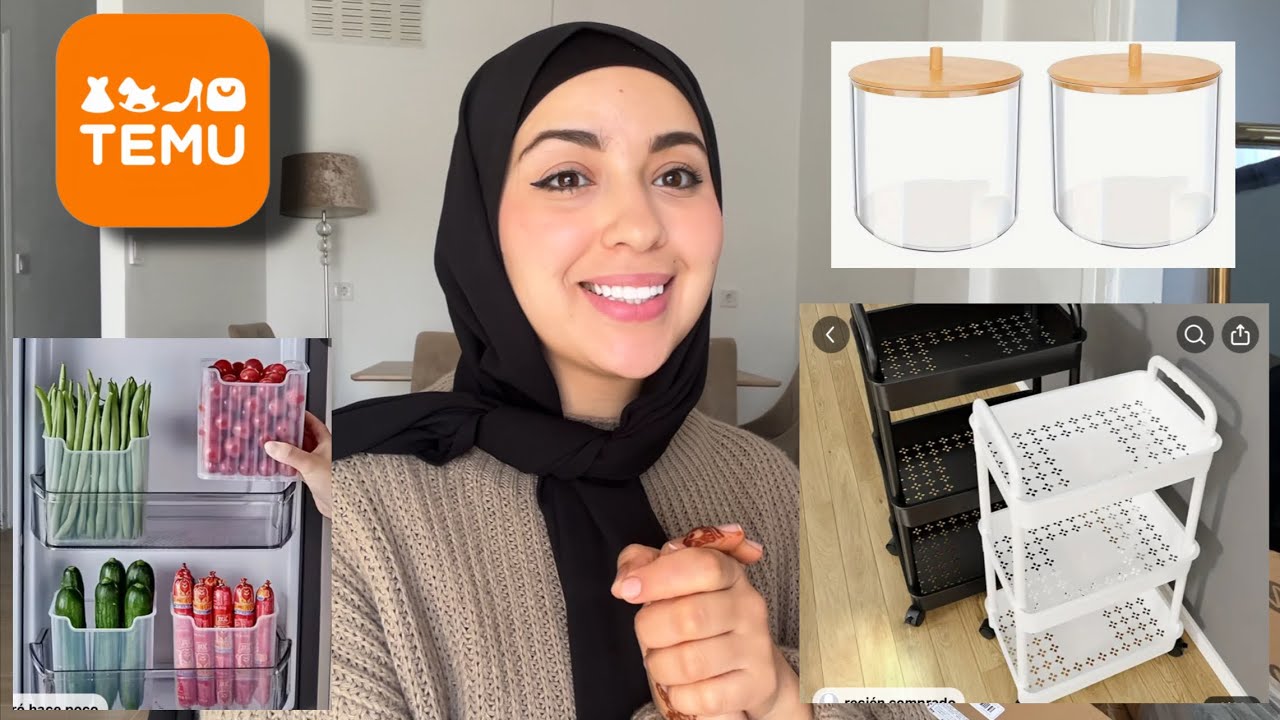 1r HAUL TEMU | ORGANIZACIÓN Hogar| ‏أشياء لتنظيم المنزل 🏡