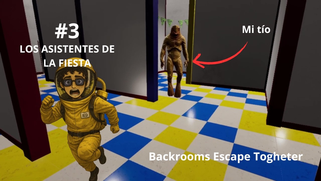 Backrooms Escape Together #3 - Los asistentes de la fiesta