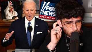 Outrage over Biden Calling Immigrant “Illegal” | HasanAbi reacts to Fox News