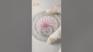 Mesmerizing Spiral Art in  #asmr #art #spirograph #calm #stressrelief #shorts