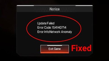Fix Apex legends mobile Update Failed Error Code: 154140714 Error Info Network Anomaly Problem Solve