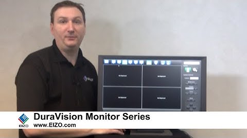 EIZO DuraVision Security Monitor Introduction by Brian Cote