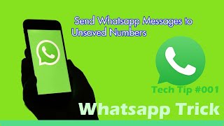 Send Whatsapp messages to unsaved Numbers | Tech Tip | Trivian Vlogger screenshot 3
