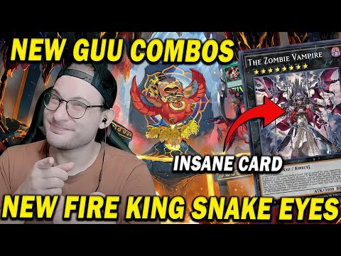 New Yu-Gi-Oh! Fire King Snake-eyes Azamina Deck profile & Combo explanation #yugioh #yugiohtcg