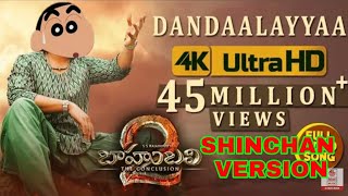 Video thumbnail of "Dandaalayyaa Shinchan Version | Bahubali 2|Prabhas"