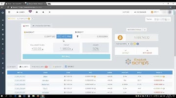 Bitsler Super Script from 0 00000150 up to 16 BTC with Withdrawal Proof! 4 December 2017