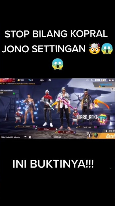 TERNYATA KOPRAL JONO PRANK GLOBAL SETTINGAN?