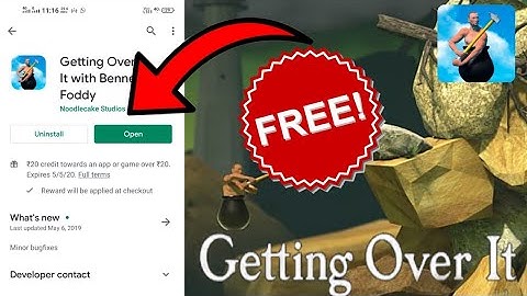 100% HOW TO DOWNLOAD GETTING OVER IT in free android/ios (2020 trick)