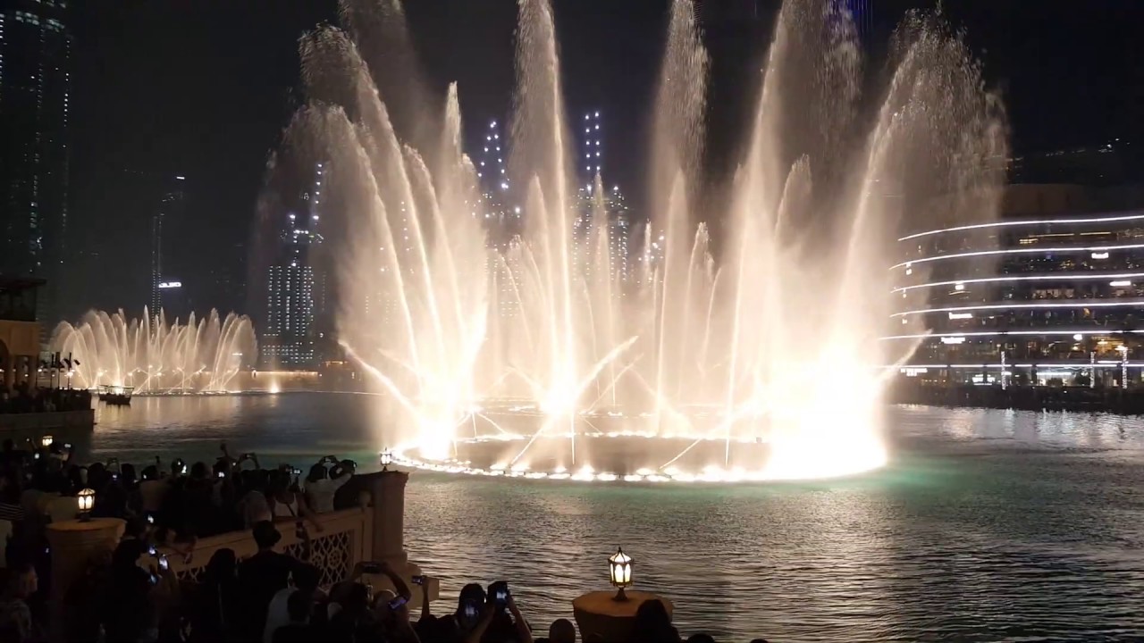 Dubai Mall Water Fountain Show 2019 Burj Khalifa , UAE YouTube