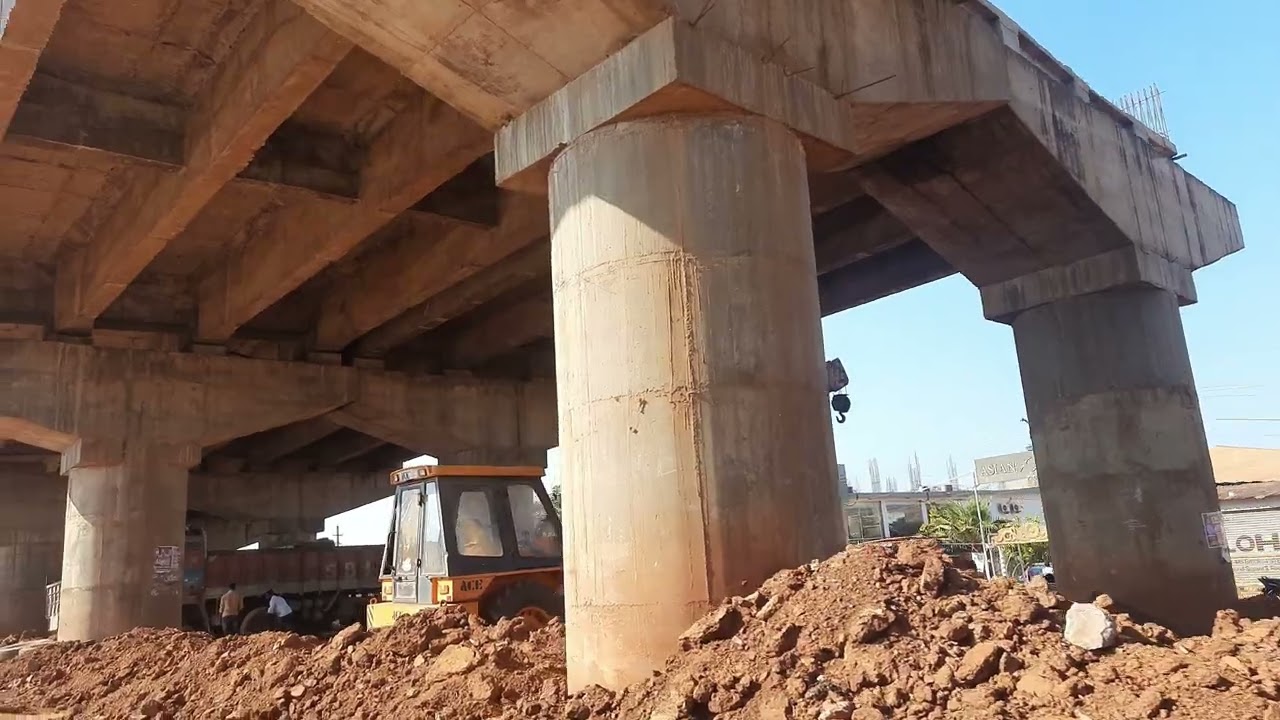 South India flyover Bridge construction tour  | Zahirabad flyover Bridge construction tour