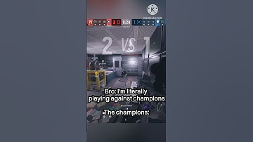Skill based matchmaking at its finest #rainbowsixsiege #gaming #funny