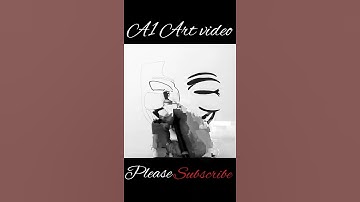 How To Draw a Hacker Mask🕵| Tutorial #short