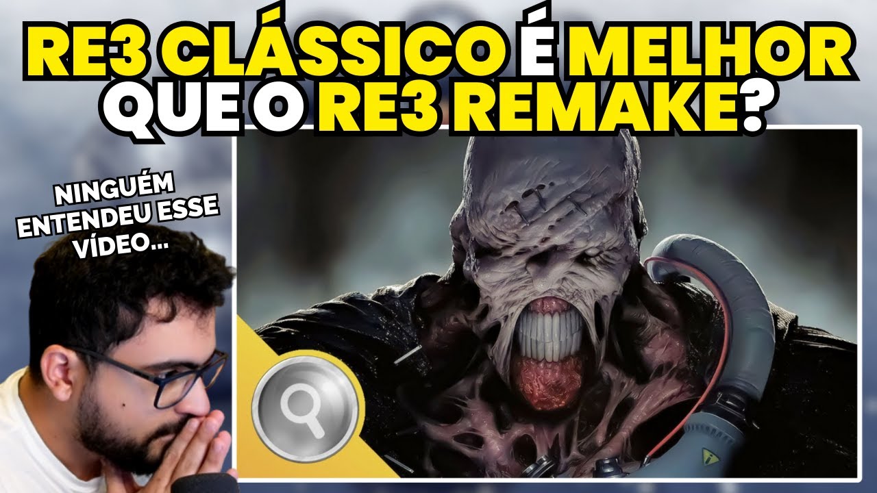 Filipe Ramos Comparando o RE3 Clássico com o RE3 Remake